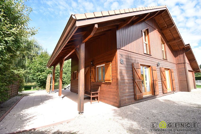 Image Façade à  chalet de montagne de Saint-Léonard