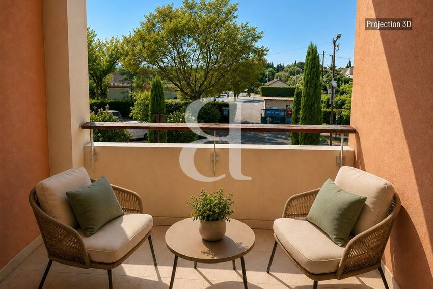 Image Terrasse à appartement de L'Isle-sur-la-Sorgue