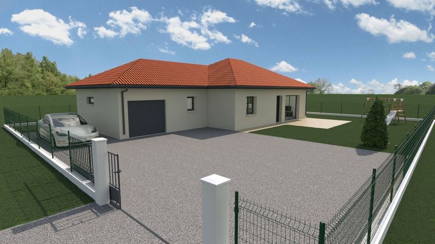 Image Façade à  maison individuelle de Panossas