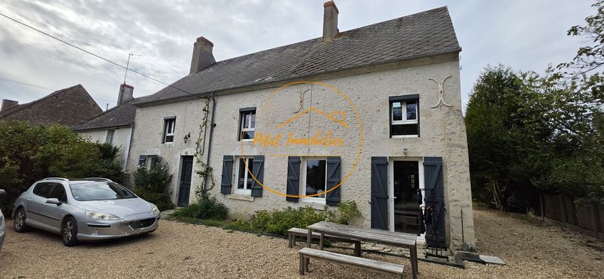 Image Façade à  maison individuelle de Cravant