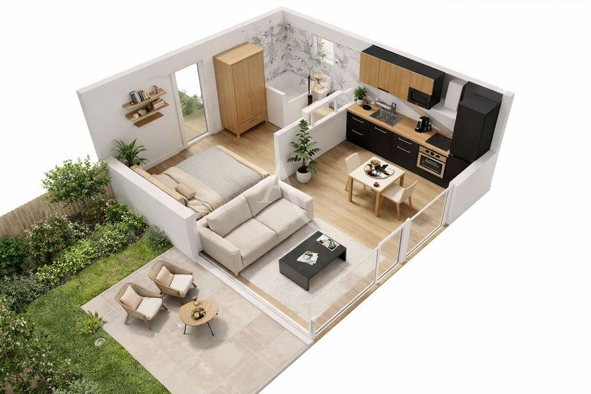 Image Plan à appartement de Le Mesnil-Esnard