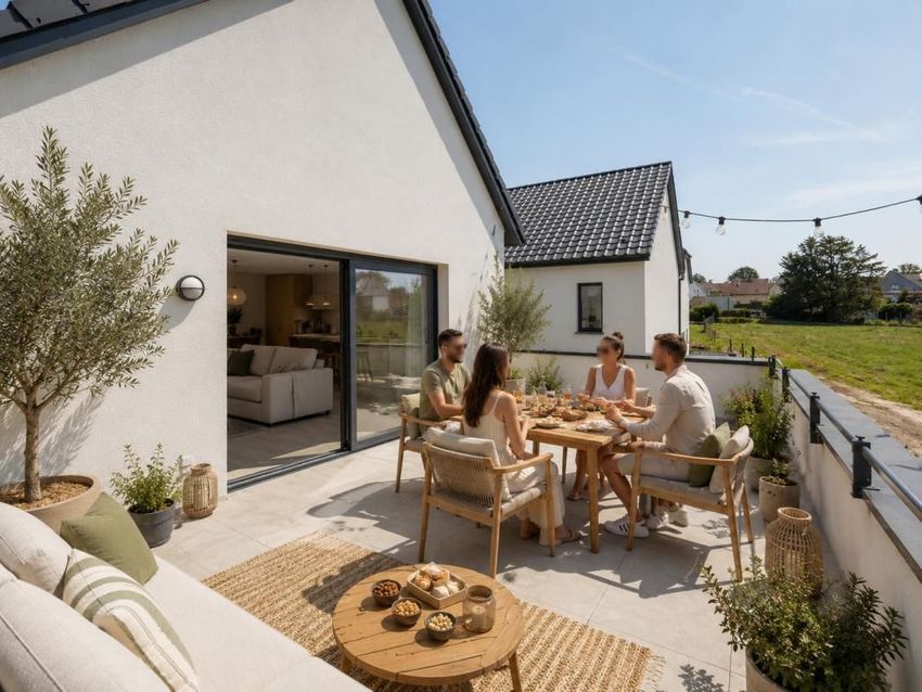 Image Terrasse à  maison individuelle de Neuwiller