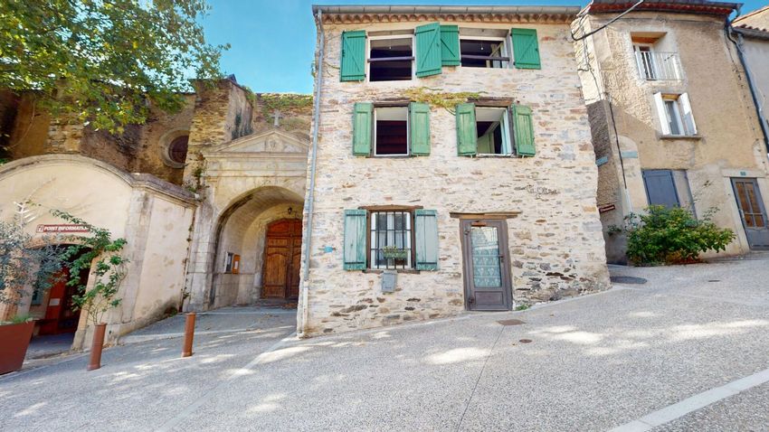 Image Façade à  maison mitoyenne de Cabrespine