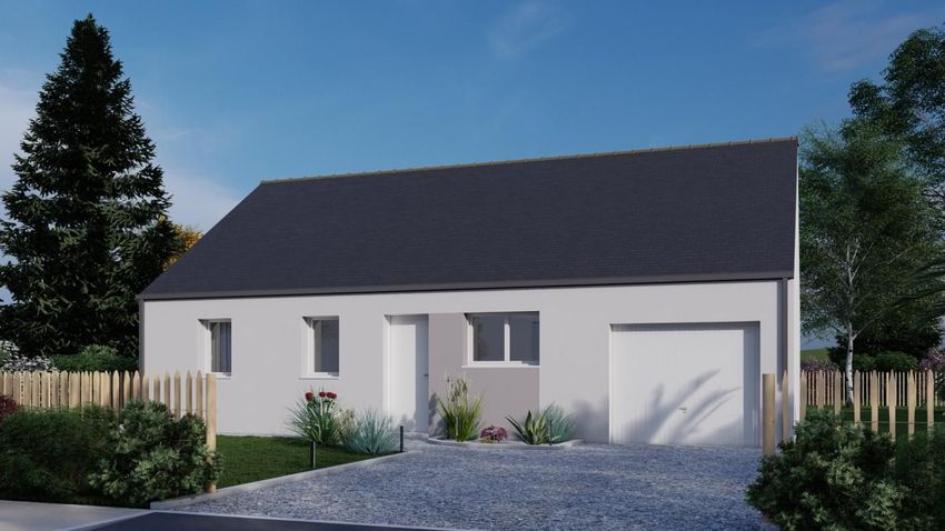 Image Façade à  maison individuelle de Elven