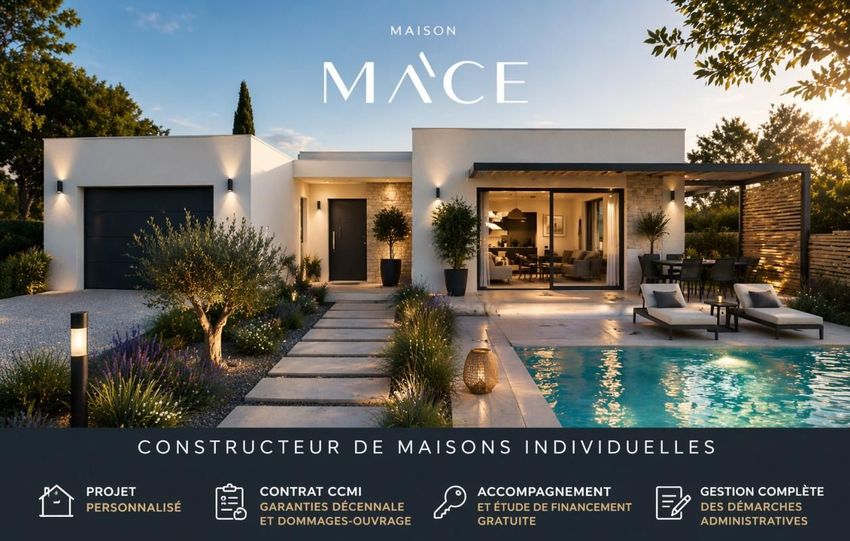 Image Façade à  maison individuelle de Aubais