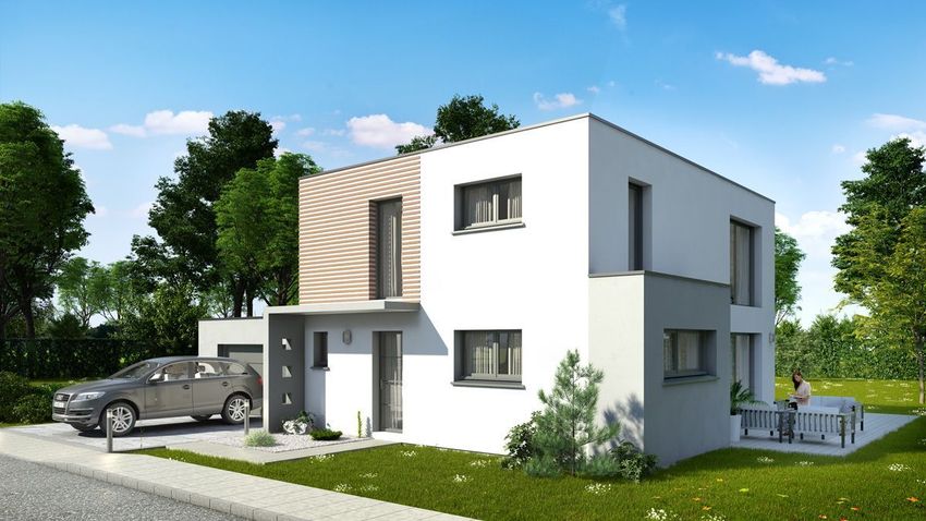 Image Façade à  maison individuelle de Hagenthal-le-Bas