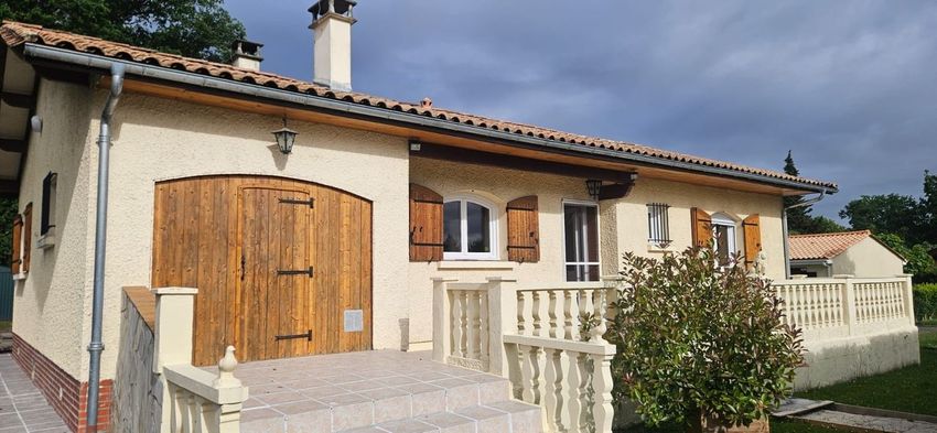 Image Façade à  maison individuelle de Tresses