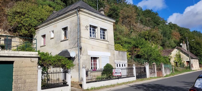 Image Façade à  maison de village de Montoire-sur-le-Loir