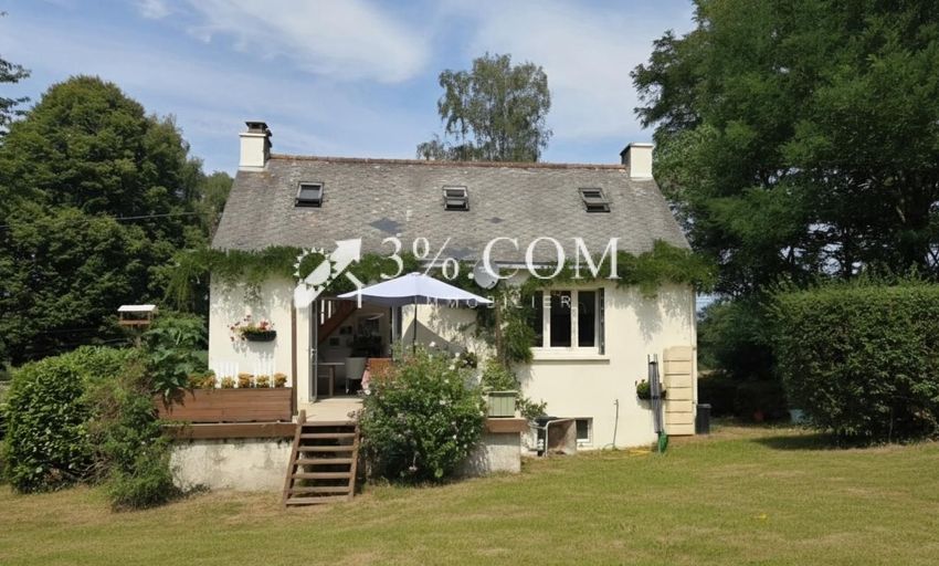 Image Façade à  maison individuelle de La Gacilly