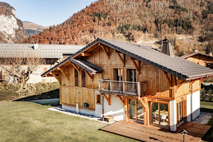 Image Façade à  maison individuelle de Samoëns