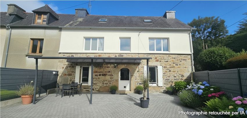 Image Façade à  maison individuelle de Callac