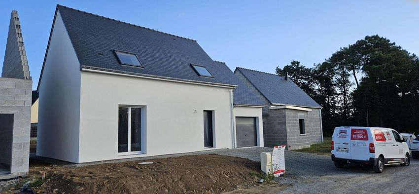 Image Façade à  maison individuelle de Kervignac