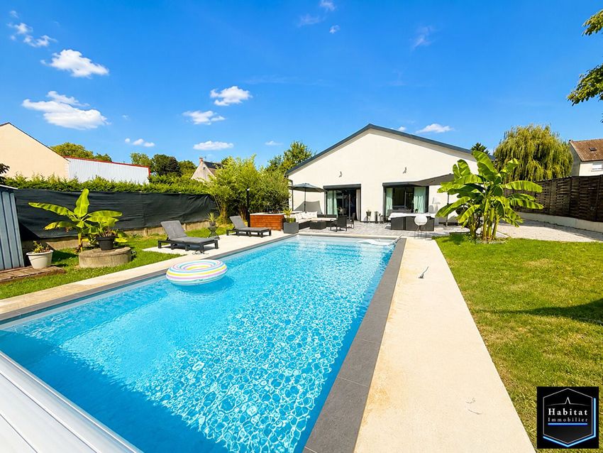 Image Piscine à  maison individuelle de Thieux