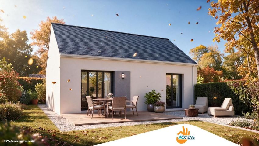 Image Façade à  maison individuelle de Pont-Scorff