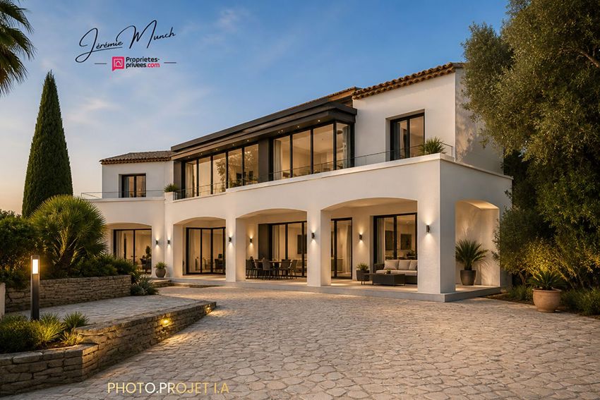 Image Façade à  villa de Six-Fours-les-Plages