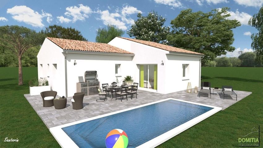 Image Piscine à  maison individuelle de Pinet