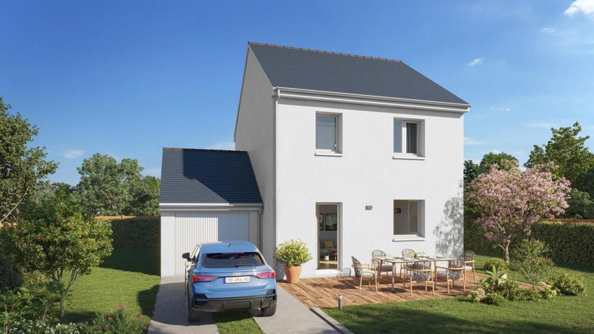Image Façade à  maison individuelle de Ernée