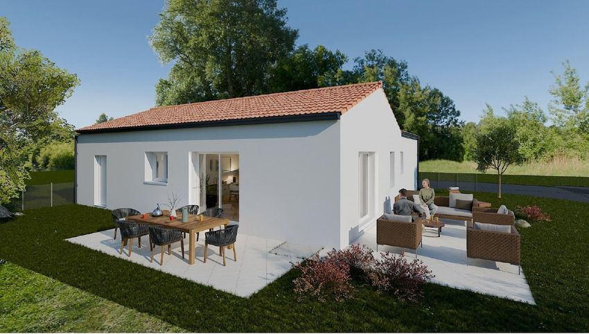 Image Façade à  maison individuelle de Talmont-Saint-Hilaire
