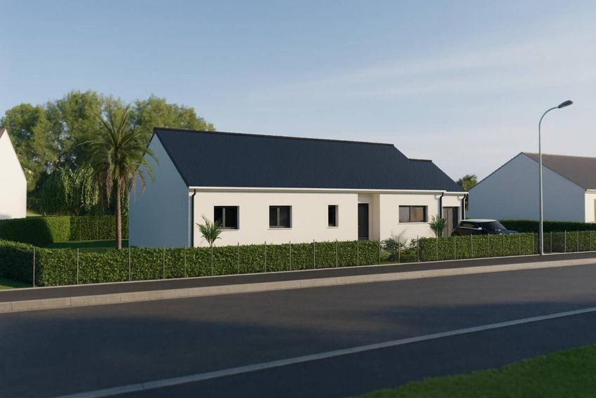 Image Façade à  maison individuelle de Val d'Arry