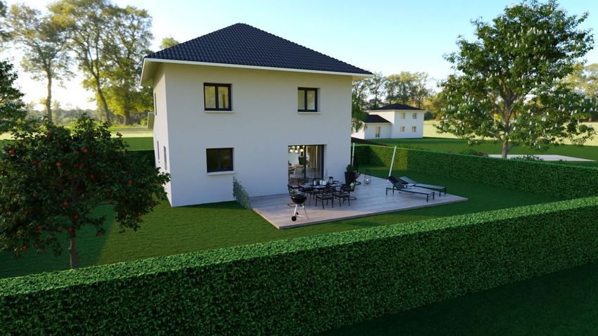 Image Façade à  maison individuelle de Fillinges