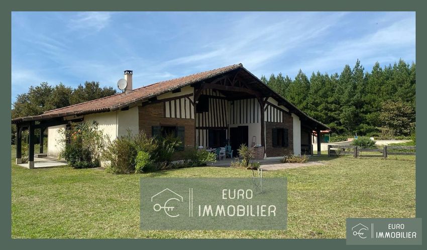 Image Façade à  maison individuelle de Luxey