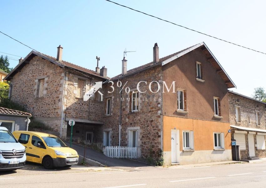 Image Façade à  maison de village de Lamastre