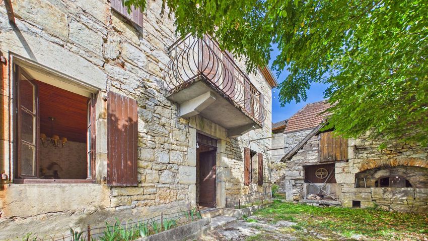 Image Façade à  maison individuelle de Salvagnac-Cajarc