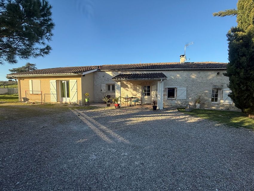 Image Façade à  maison individuelle de La Sauvetat-sur-Lède