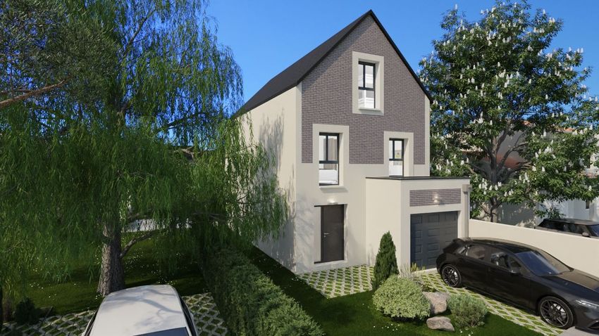 Image Façade à  maison individuelle de Fayet