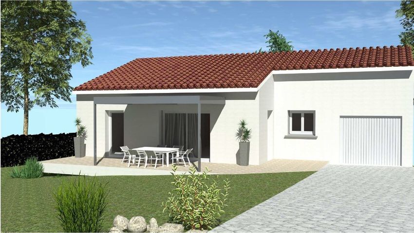 Image Façade à  maison individuelle de Ancône