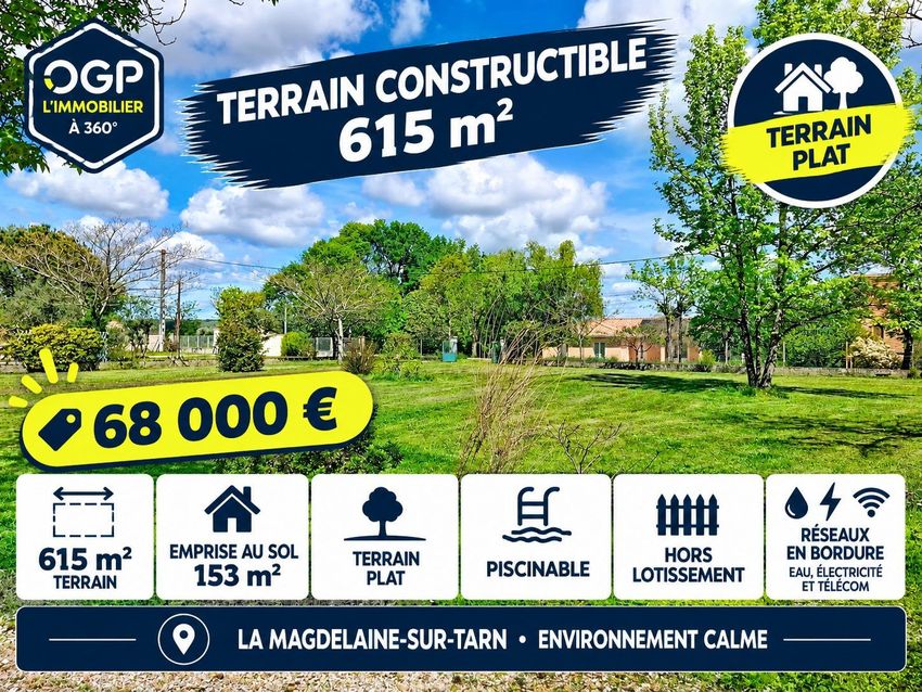 Image de terrain à La Magdelaine-sur-Tarn