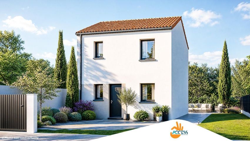 Image Façade à  maison individuelle de Niort