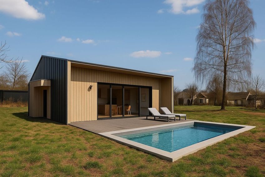 Image Piscine à  maison individuelle de Les Forges