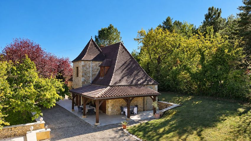 Image Façade à  maison individuelle de Saint-Cybranet