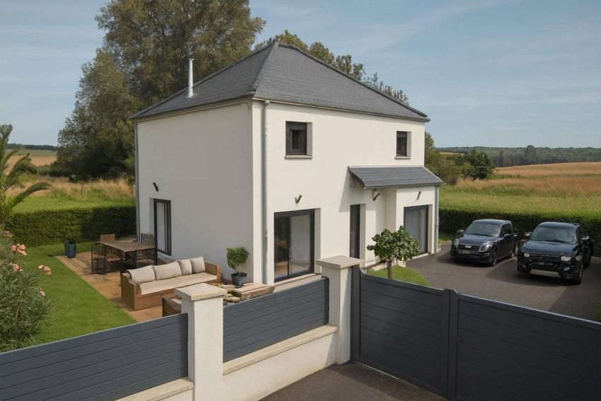 Image Façade à  maison individuelle de Vaucelles