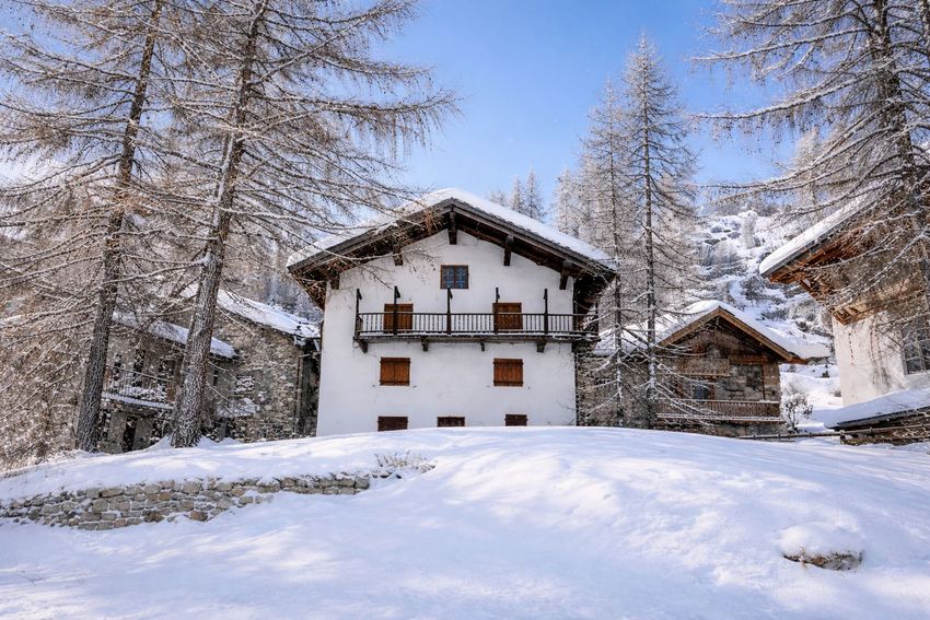 Image Façade à  chalet de montagne de Val-d'Isère