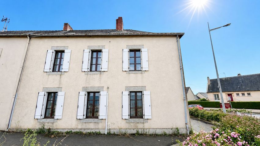 Image Façade à  maison mitoyenne de Louverné