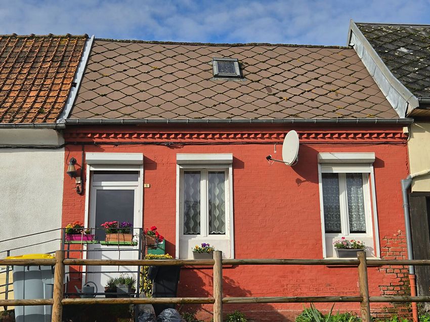 Image Façade à  maison mitoyenne de Bernaville
