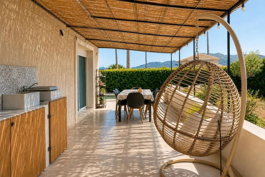Image Terrasse à  maison individuelle de Vinsobres