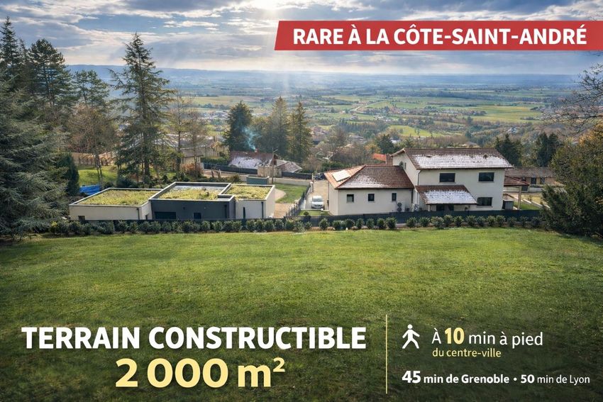 Image Vue à terrain de La Côte-Saint-André