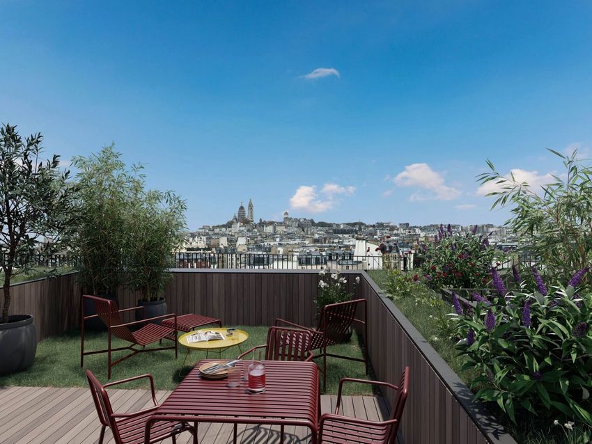 Image Terrasse à duplex de 34 Rue Championnet