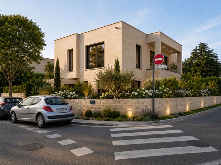 Image Façade à  maison individuelle de Le Bouscat