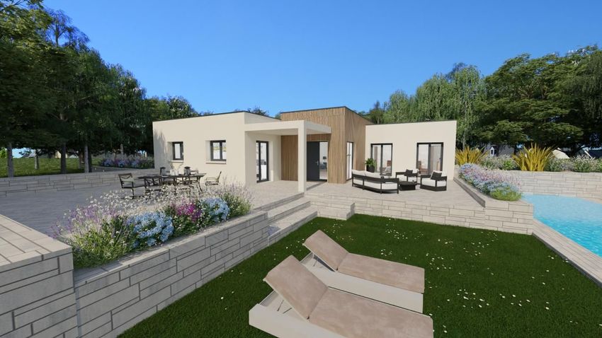 Image Façade à  maison individuelle de Hébécourt