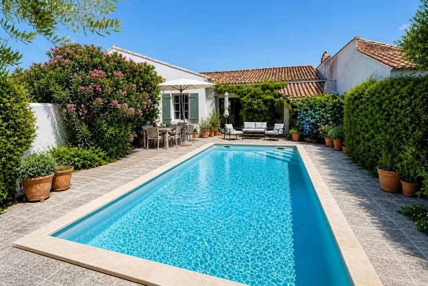Image Piscine à  maison de village de Saint-Clément-des-Baleines
