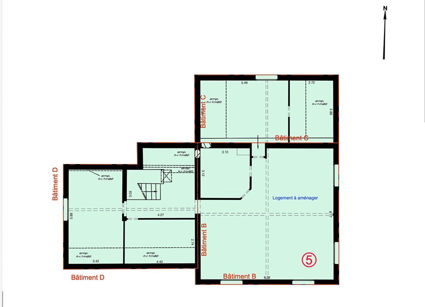 Image Plan à appartement de Saint-Quentin-Fallavier
