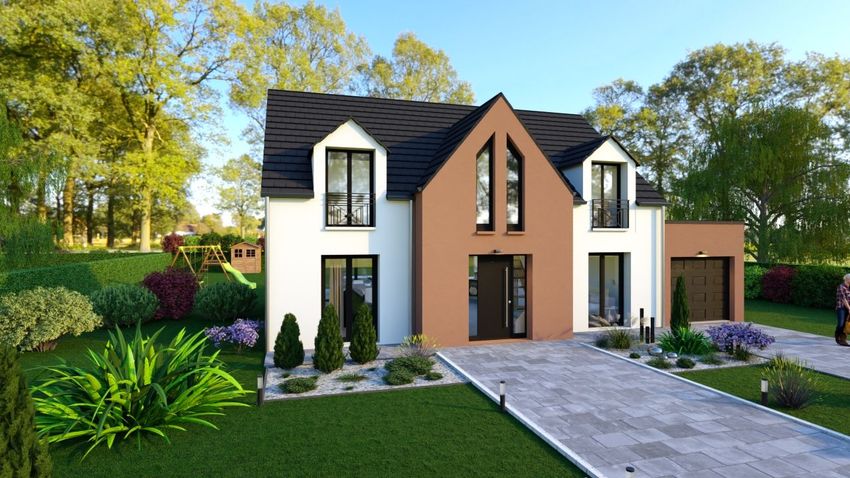 Image Façade à  maison individuelle de Charny