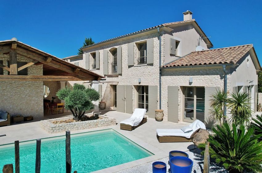 Image Piscine à  maison de maître de Uzès