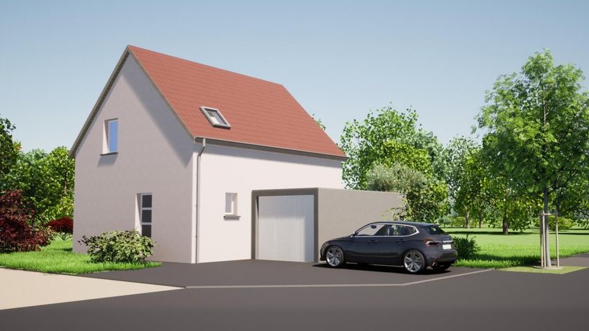 Image Façade à  maison individuelle de Cernay