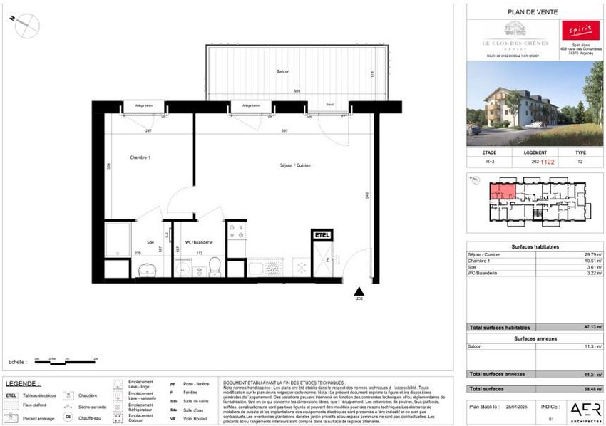 Image Plan à appartement de Groisy
