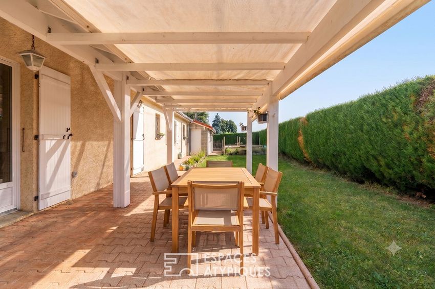 Image Terrasse à  maison individuelle de Taponas